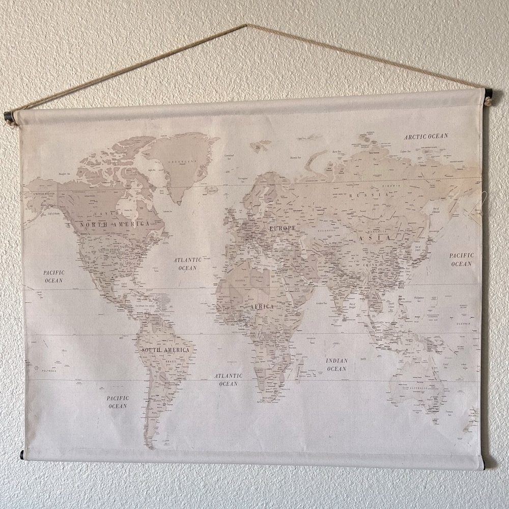 Wall map